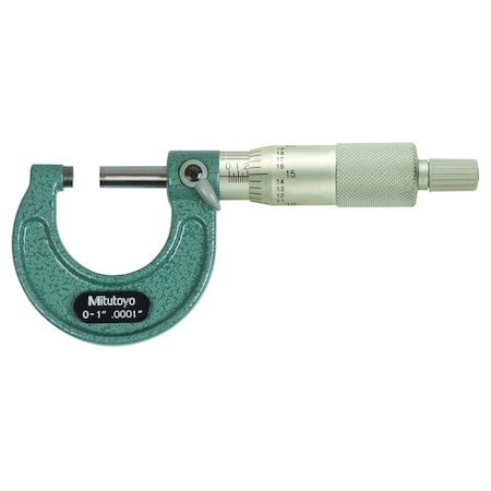 Mitutoyo Micrometer, Outside, 0-1", 0.0001", Rs 103-131