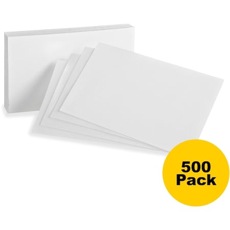 Oxford Index Card, Blank, 3X5, We, PK500 30BD