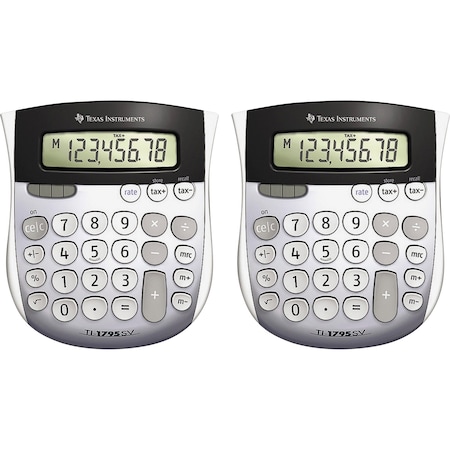 Texas Instruments Calculator, Dsply, Slr, Supervw, 8Dgt, PK2 TI1795SVBD