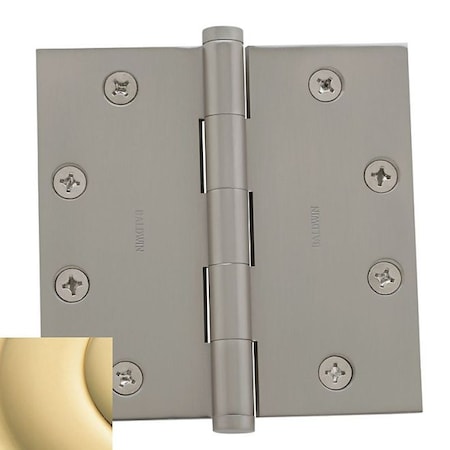 Baldwin Door and Butt Hinge, Brass, Mortise Mounting, Unlacquered Brass 1045.031.I