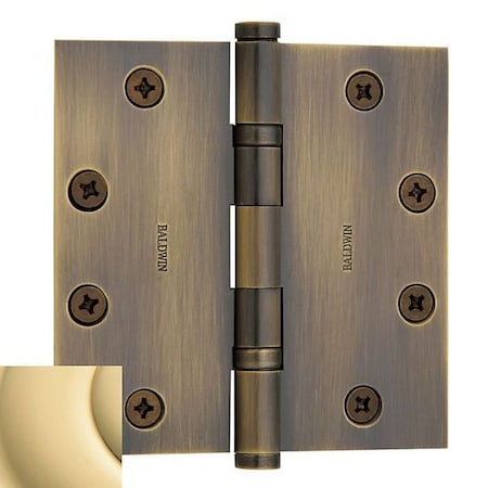 Baldwin Unlacquered Brass Door and Butt Hinge 1046.031.I