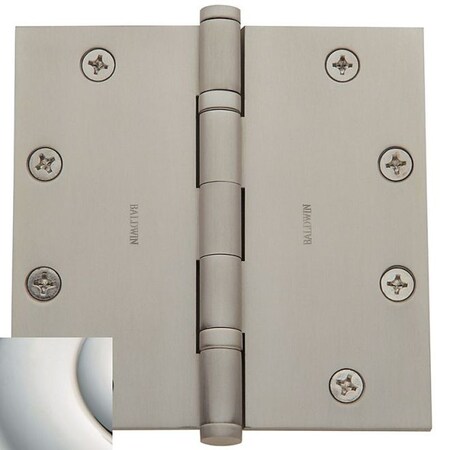 Baldwin Estate Lifetime Bright Nickel Full Mortise 1051.055.I