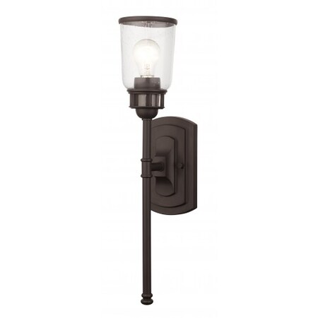 Livex Lighting Bronze Single Sconce, 1 Light 10511-07