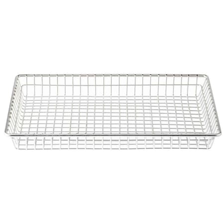 Tablecraft Wire Serving Rectangular Basket, 12x8x1.5 10524