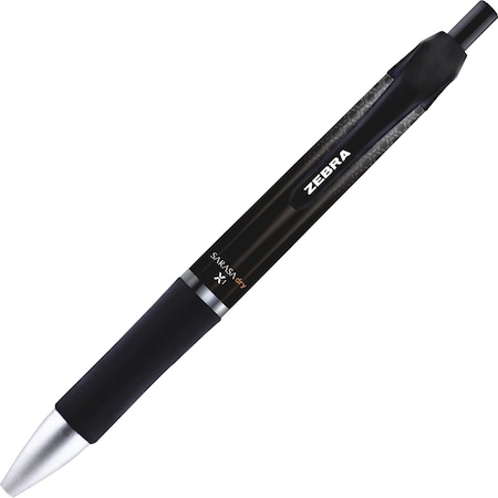 Zebra Pen Zebra SARASA dry X1 Retractable Gel Pen - Retractable - Black Dry, Gel-based Ink - 1 Dozen 45610