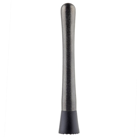 Tablecraft Muddler, Plastic Tip, Blk Acid Etch Finish 10559