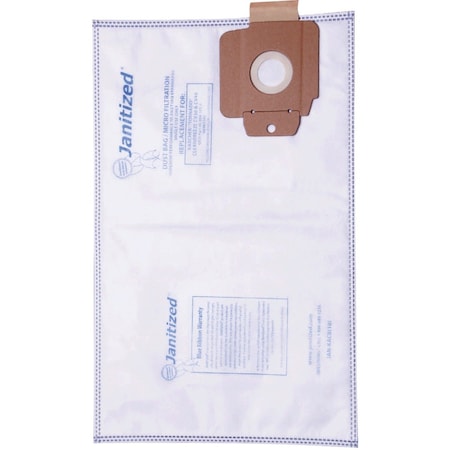 Janitized Vacuum Bag, 3-Ply, Micro Filter, 10 PK JAN-KACB(10)