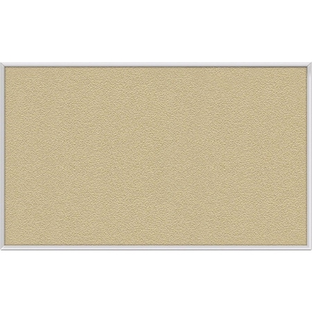 Ghent Vinyl Bulletin Board 18"x24", Silver 1618-193