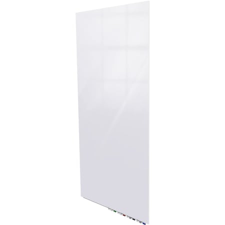 Ghent Magnetic Glassboard, 5 ft.Hx4W, 1/4", White, Glass, 48", 60", White ARIASM54WH