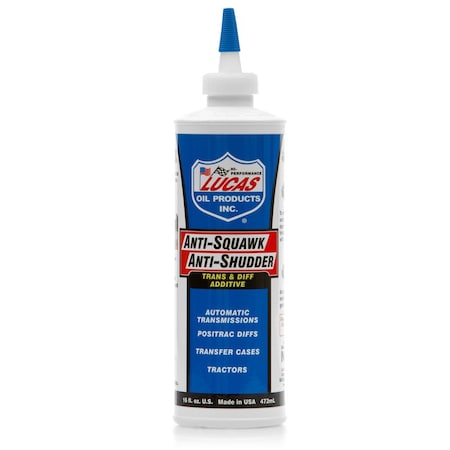 LUCAS OIL Anti-Squawk Anti-Shudder Additive, 1x1/5 11098