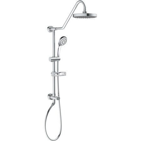 Pulse Showerspas Shower System, Chrome, Wall 1011-CH
