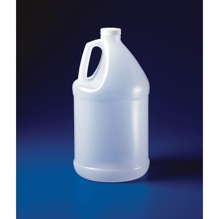 Bel-Art HDPE Jug-Style Bottle w/Handle, 4 L (1 g H10614-0001