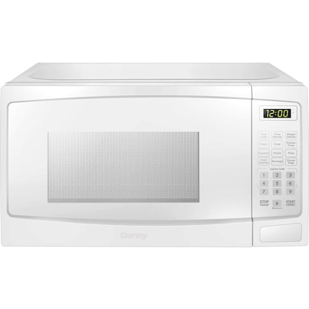 Danby Countertop Microwave, 1.1 cu ft, White DBMW1121BWW