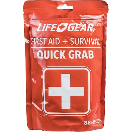 Life+Gear First Aid Survival Kit, 88 Pcs. 41-3819
