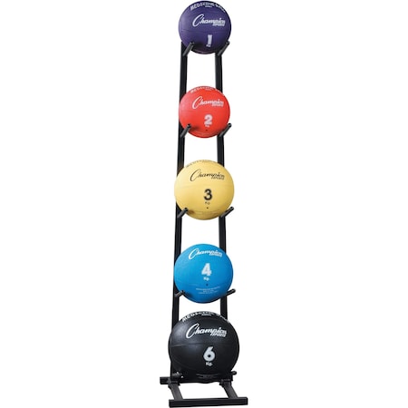 Champion Sports Single Row/Medicine Ball, Tree, Upto 5 MBR1
