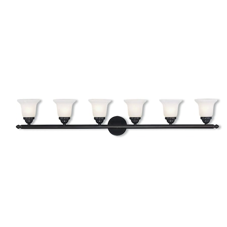 Livex Lighting Neptune 6 Light Bronze Bath Vanity 1066-07