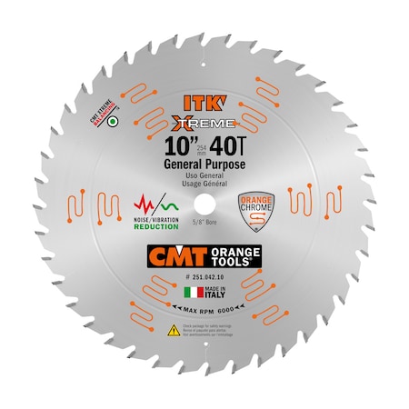 Cmt 10" ITK General Purpose Saw Blade 251.042.10