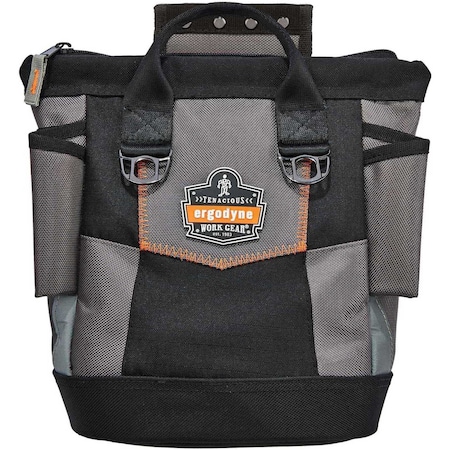 Ergodyne Black Premium Topped Tool Pouch Zipper 5517