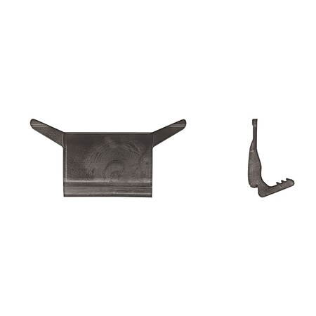 Disco Blk Nyln Moulding Clips 42mm Tip to Tip 21mm Height PK15 10691PK