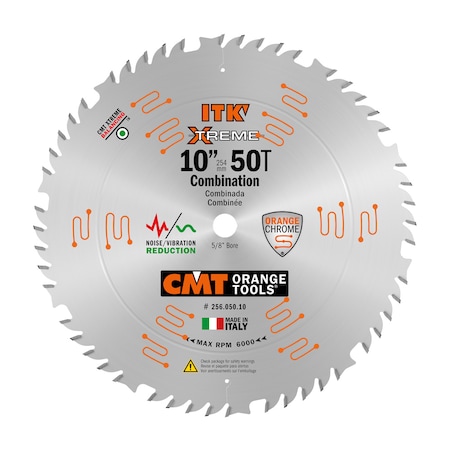 Cmt 10" ITK Combo Circular Saw Blade 256.050.10
