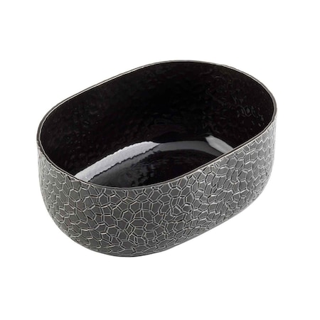 Tablecraft Bowl, 6.5x4.75x2.375, Black 10703
