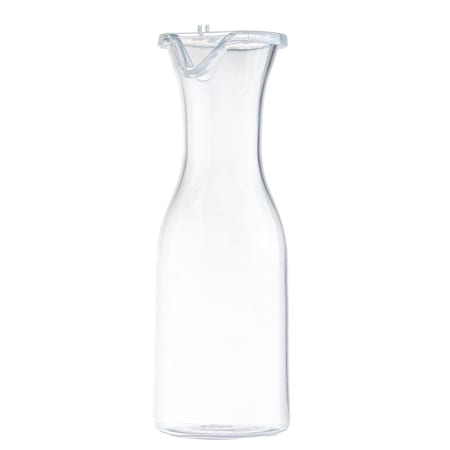 Tablecraft Carafe/Lid, 36 oz, Clear, Plastic Lid 10717