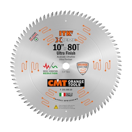 Cmt 10" ITK Fine Finish Saw Blade 255.080.10