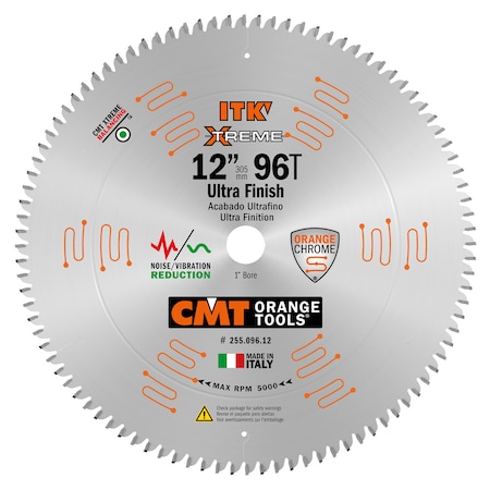 Cmt 12" ITK Fine Finish Saw Blade 255.096.12