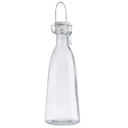 Tablecraft Round Resealable Carafe, Clr Glass, 34 oz 10726