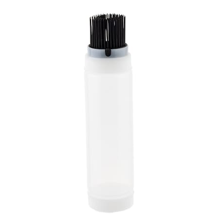 Tablecraft Squeeze Bottle/Brush Top, 24 oz, Clr/Blk 10727