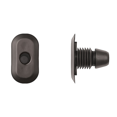 Disco Blk Nyln Bumper Retainers 16mm Hole Size 25mm Stem L PK5 10734PK