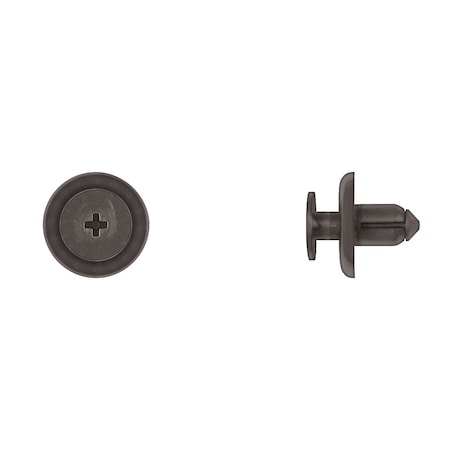 Disco Blk Nyln Mud Guard Ret 8mm Hole Size 9mm Stem L PK15 10747PK