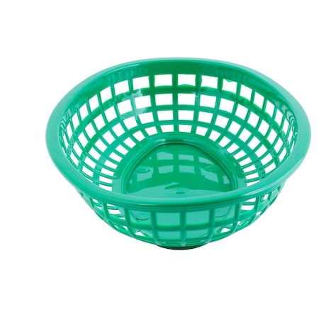 Tablecraft Classic Oval Basket, Green, PK12 1074G