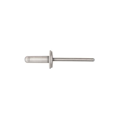 Disco Blind Rivet, Flanged Head, 4.8 mm Dia., Aluminum Body 10764PK