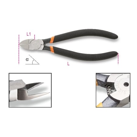 Beta Diagonal Flush Cutting Nipper, 45 Deg 010800045