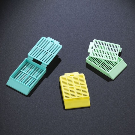 Globe Scientific Tissue Cassette, 30 deg., Aqua, PK1000 1090A