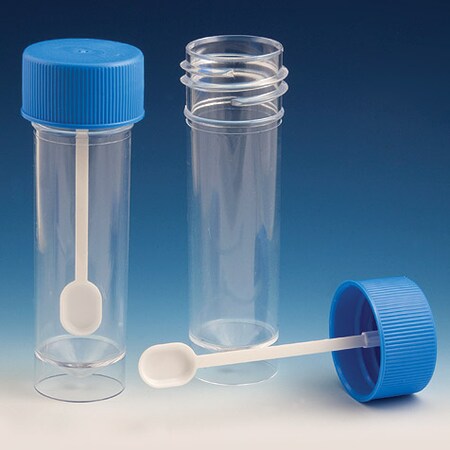 Globe Scientific Fecal Container, 30mL, Ps, PK500 109117