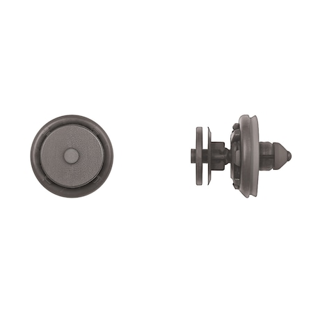 Disco Blk Nyln Door Panel Clips 8mm Hole Size 10.5mm Stem L PK25 10916PK