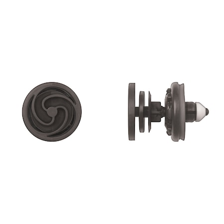 Disco Blk Nyln Door Panel Clips 8mm Hole Size 11mm Stem L PK25 10920PK