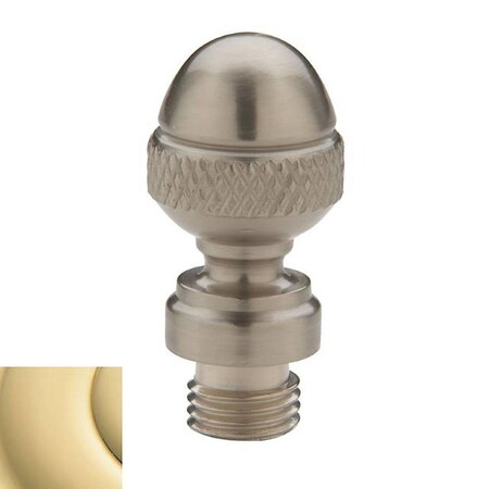 Baldwin Estate Unlacquered Brass Hinge Pins and Finials 1092.031.I