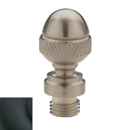 Baldwin Estate Satin Black Hinge Pins and Finials 1092.190.I