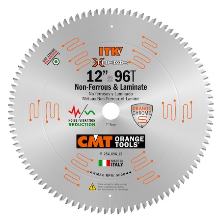 Cmt 12" ITK Non-Ferrous/Melamne Saw Blade 254.096.12
