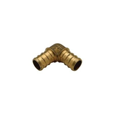 Zurn Elbow, Brass, Barbed 1 in, Barbed 1 in QQE55GX