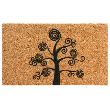 Rubber-Cal "Deciduous Tree" Modern Door Mat, 24 x 57-Inch 10-102-DECIDUOUS