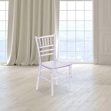Kids Crystal Transparent Chiavari Chair, PK10
