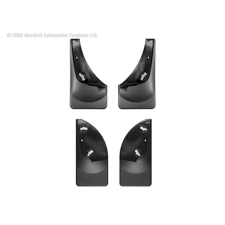 Weathertech No Drill Mud Flaps, Black, 110001-120001 110001-120001