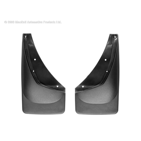 Weathertech No Drill Mud Flaps, Black, 110006 110006