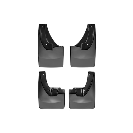 Weathertech No Drill Mud Flaps, Black, 110026-120026 110026-120026