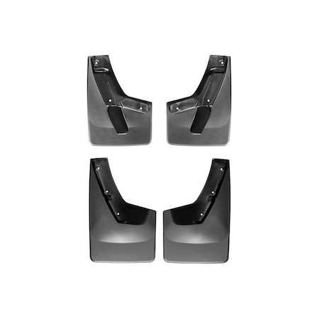 Weathertech No Drill Mud Flaps, Black, 110038-120037 110038-120037