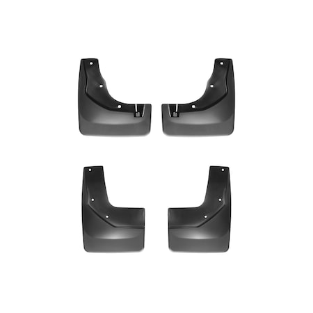 Weathertech No Drill Mud Flaps, Black, 110040-120040 110040-120040